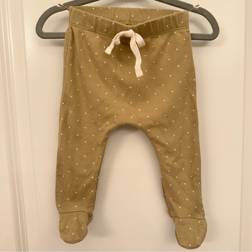Jamie Kay Tan and White Footies Cozy One Piece